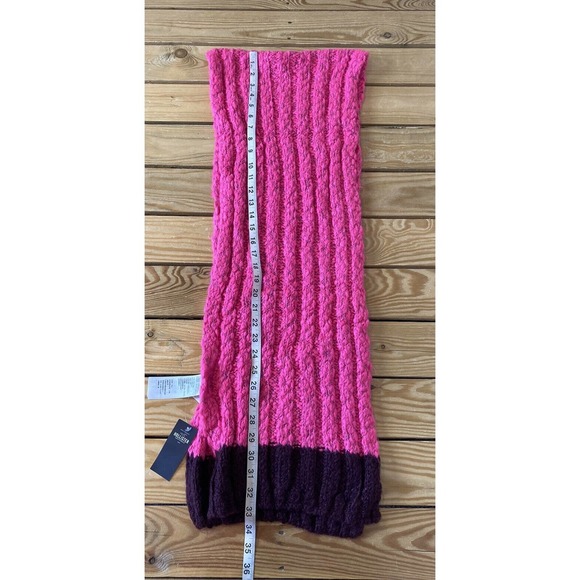 NWT Hollister Knit Scarf One Size Women’s Pink MSRP $24.95 - Picture 6 of 7